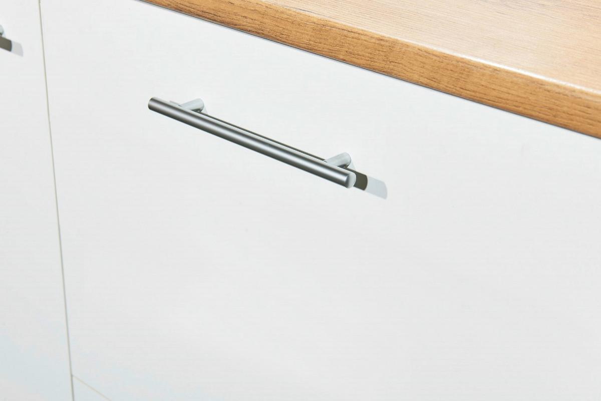 Kotna Kuhinja Z Aparati Hilde, 280x172cm - bela/barve aluminija, Design, kovina/leseni material (280/172cm) - Respekta