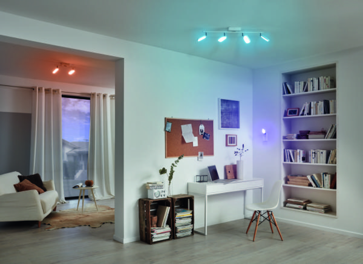 Led-deckenleuchte 97692* Palombare-Connect - Weiss, Design, Kunststoff/Metall (8/36,5cm) - Eglo