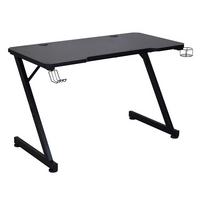 Gamingtisch Racer Schwarz - Schwarz, Modern, Holzwerkstoff/Metall (120/75/60cm) - Mömax