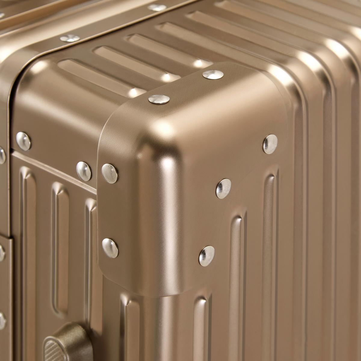 Reisekoffer Dubai Goldfarben - Goldfarben, KONVENTIONELL, Metall (56/36/22cm) - Mömax