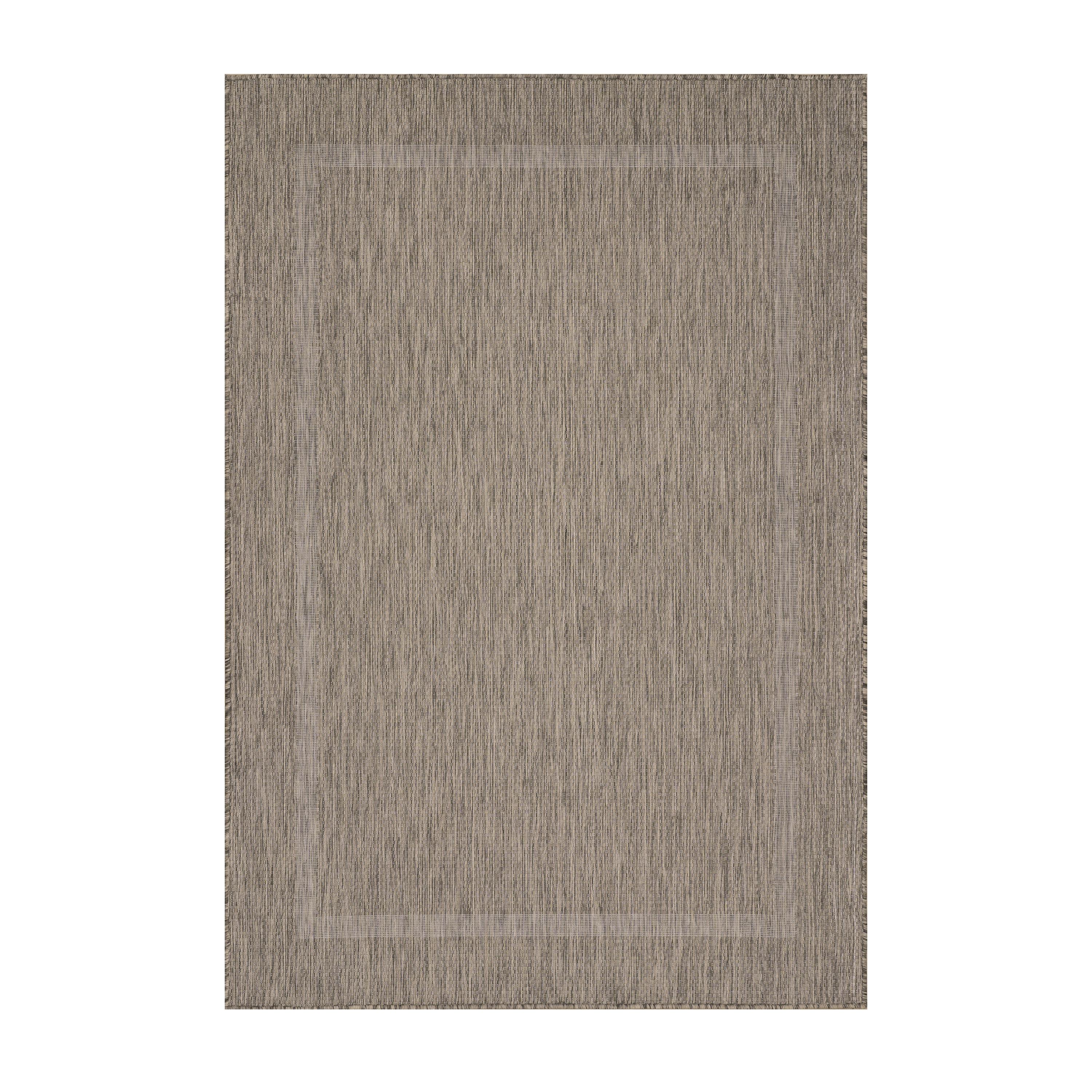 TEPPICH Outdoor ALSTER in Braun, einfarbig, 140 x 200 cm - Braun, Textil (140/200cm) - KADIMA DESIGN