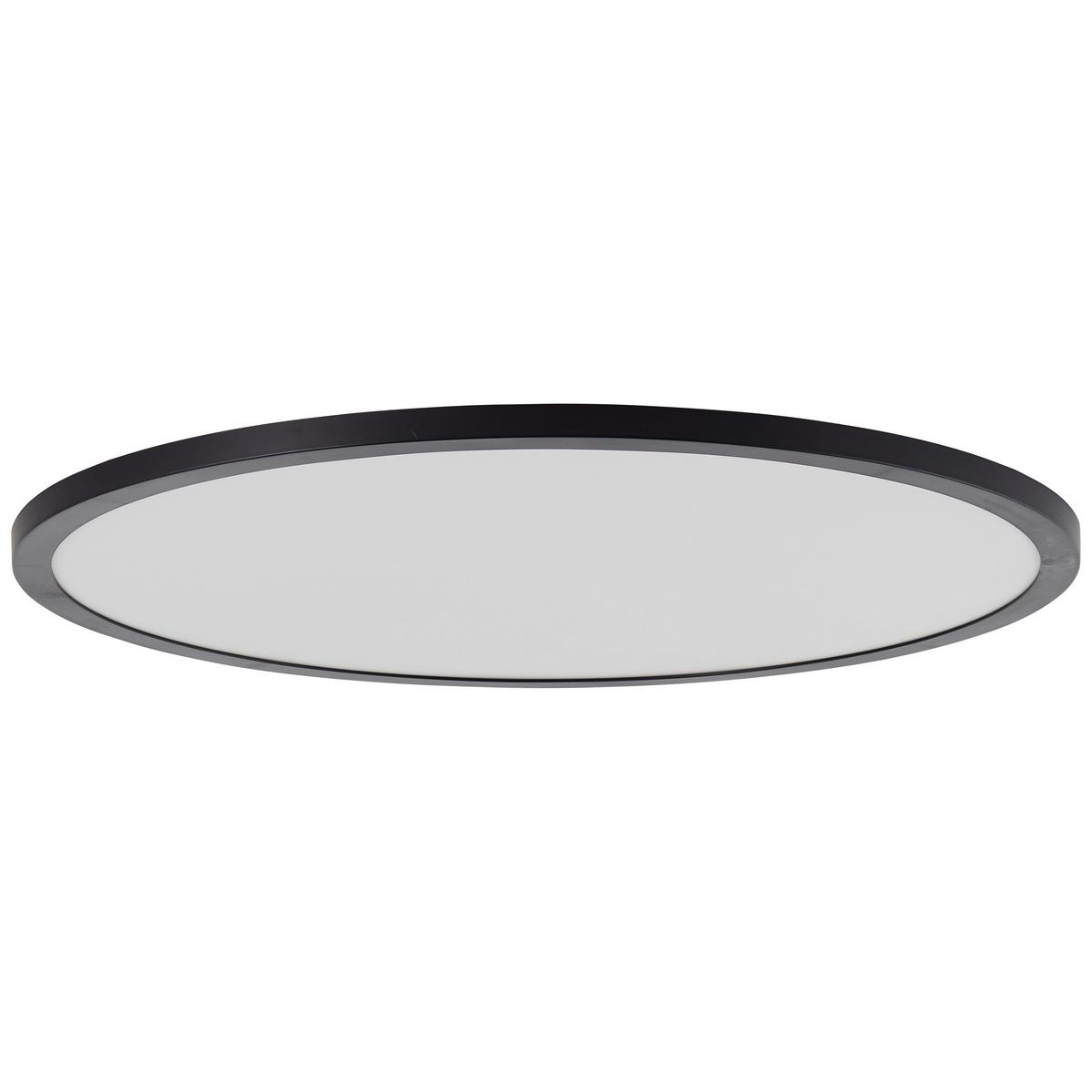 LED-Paneel Tuco Schwarz/Weiß max. 33 Watt - Schwarz/Weiß, Basics, Kunststoff (50/3cm) - Brilliant