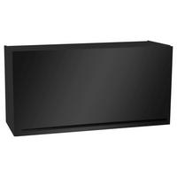 SZAFKA KUCHENNA GÓRNA JAZZ - kolor srebrny/czarny, Basics, materiał drewnopochodny/tworzywo sztuczne (100/50/34,6cm) - MID.YOU