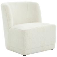 FOTEL VENEZIA - biały, Modern, drewno/tkanina (64/71/73cm) - Livetastic