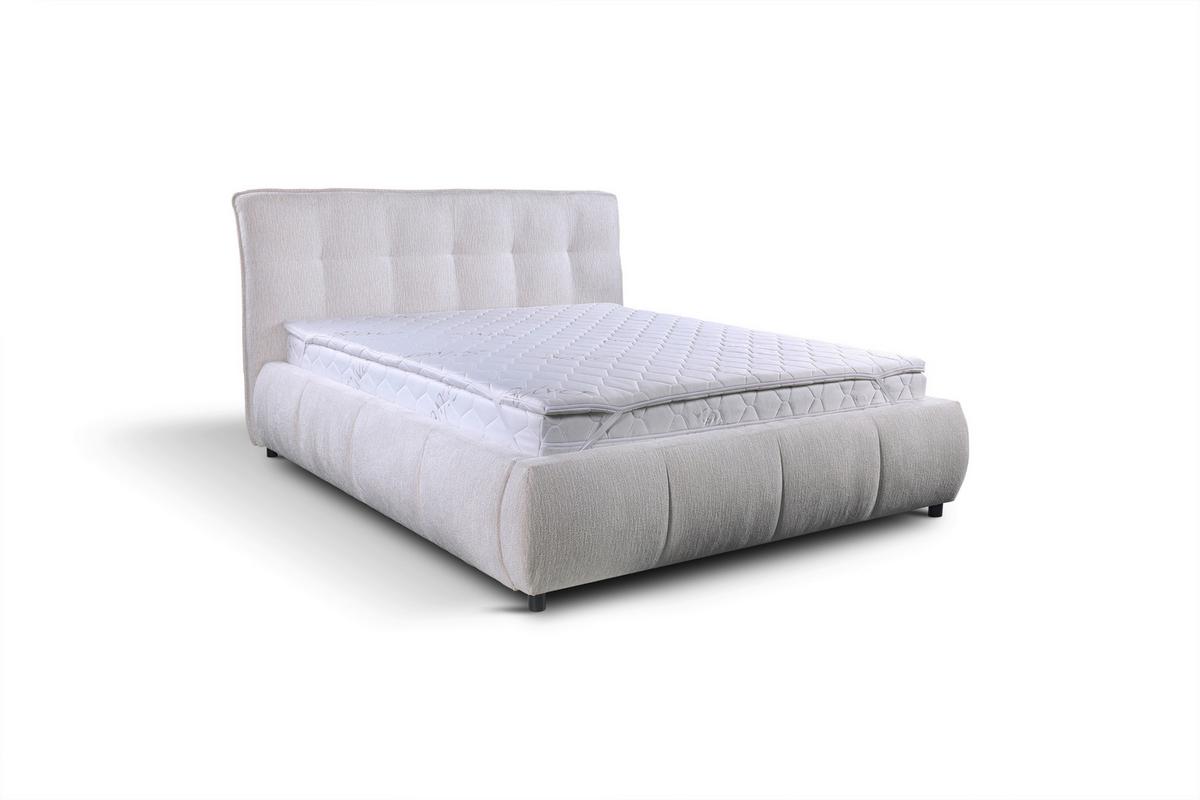 PAT TAPITAT LIMO - gri deschis/negru, Konventionell, metal/lemn (180/200cm) - Modern Living