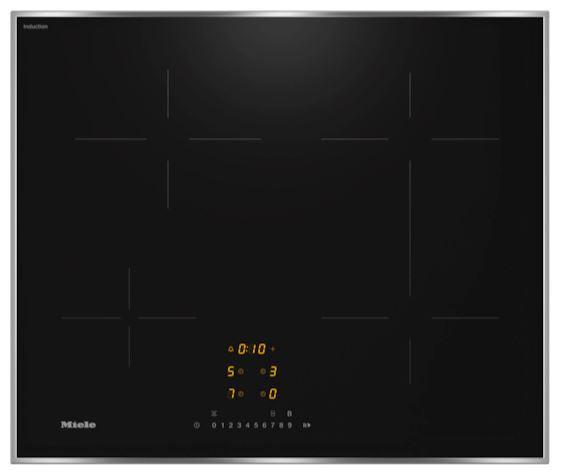 Induktionskochfeld KM7363FRED - Edelstahlfarben/Schwarz, MODERN (62,6/55/52,6cm) - Miele