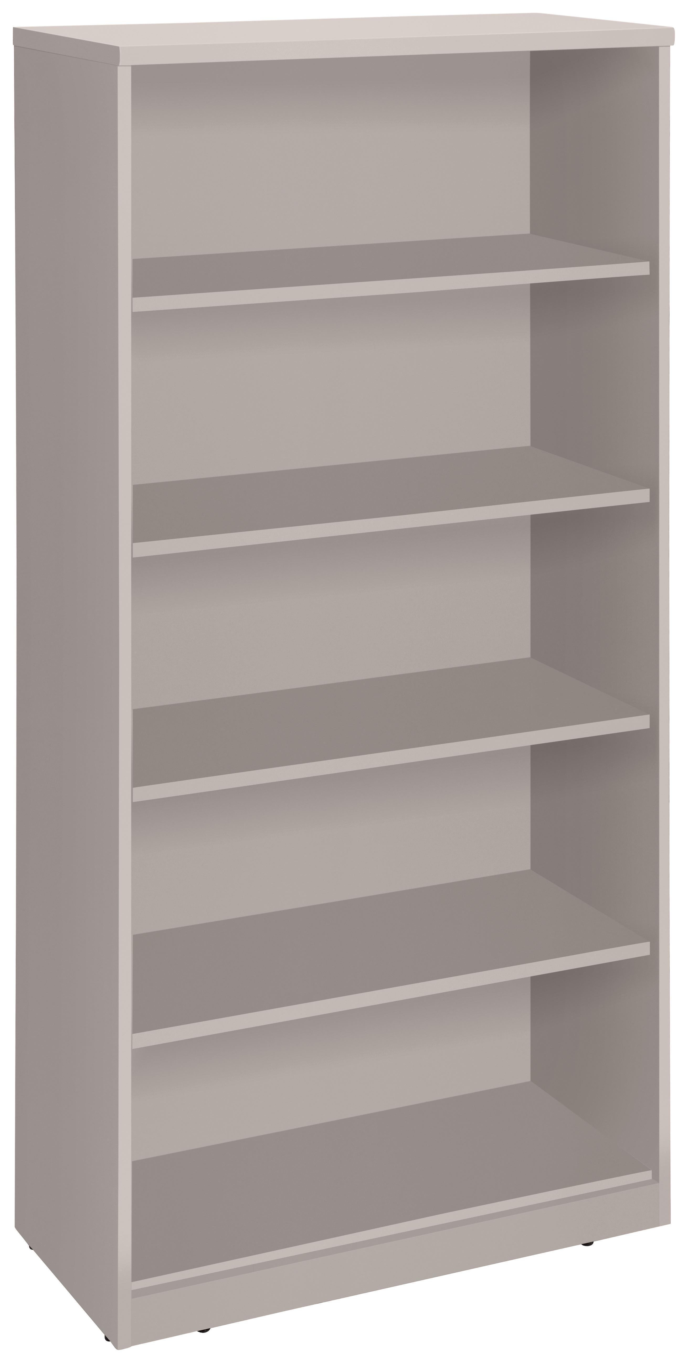 REGAŁ EASY - kaszmir/czarny, Basics, materiał drewnopochodny (72/148/36cm) - Xora