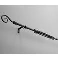 Set Bare Pentru Perdele Black Night -based- - Negru, Metal (120cm) - BASED