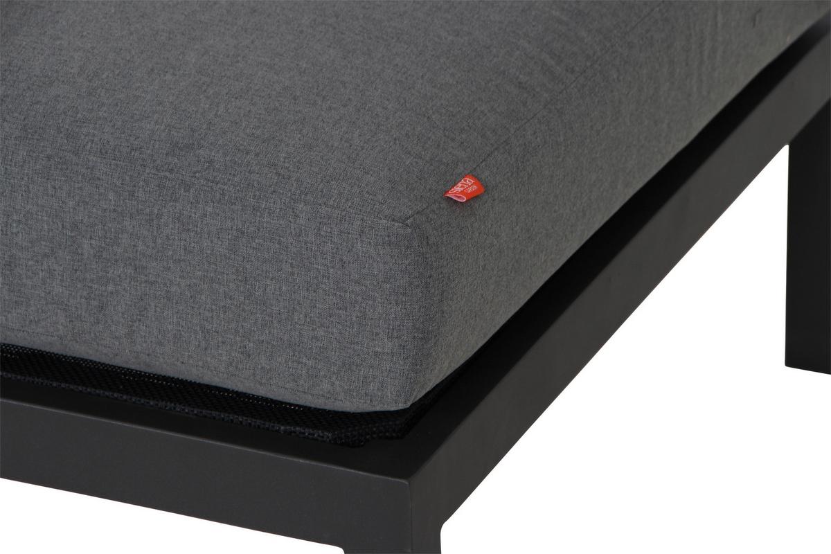 LOUNGESESSEL H16563 - Anthrazit, MODERN, Metall (70/70/84cm) - Siena Garden