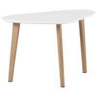 Couchtisch Kimi Weiß Buche MDF - Buchefarben/Weiß, MODERN, Holz/Metall (70/40/46,5cm) - Bessagi Home