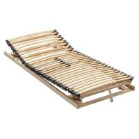 Zirben-Lattenrost ca. 140x200 cm, metallfrei - Zirbelkieferfarben/Buchefarben, Basics, Holz (140/200cm) - Linea Natura