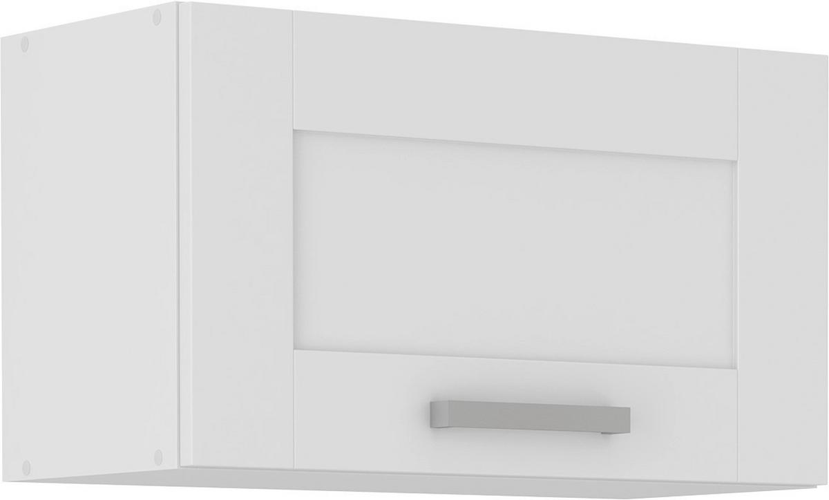 Kuhinjski Gornji Element Luisa Kh60 - bijela/srebrne boje, Konvencionalno, drvni materijal/metal (60/35/31cm) - Based