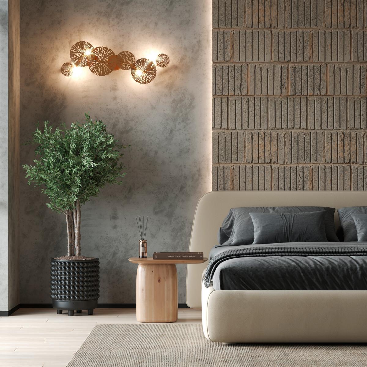 Wandleuchte Lovetann Gold max. 40 Watt - Goldfarben, Trend, Metall (33,4/76,6/17,8cm) - MAYTONI