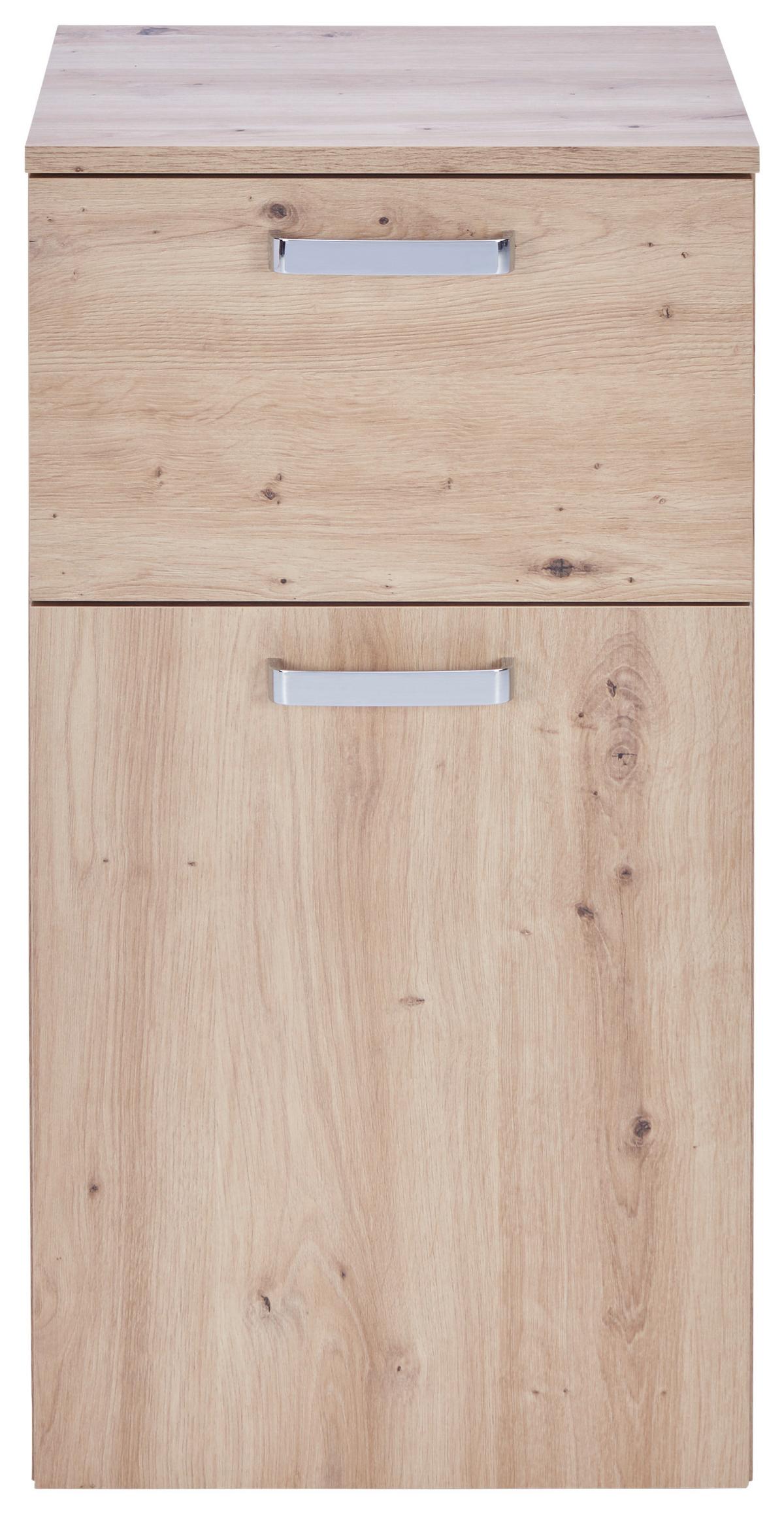 Donji Element Fresh - bijela/hrast Artisan, Konvencionalno, drvni materijal/metal (40/79/38,5cm) - Modern Living