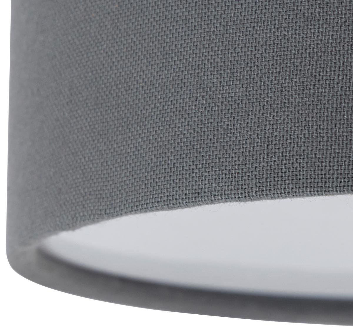 LAMPA SUFITOWA NADIA - antracytowy/jasnoszary, Modern, tworzywo sztuczne/metal (48/24cm) - Novel