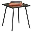 Beistelltisch in Schwarz/Goldfarben - Goldfarben/Schwarz, LIFESTYLE, Glas/Holzwerkstoff (36/41,5/36cm) - Modern Living Beistelltisch in Schwarz/Goldfarben - Goldfarben/Schwarz, LIFESTYLE, Glas/Holzwerkstoff (36/41,5/36cm) - Modern Living