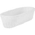 Brotkorb Brenda - Weiß/Grau, MODERN, Kunststoff (34/13cm) - MÖMAX modern living