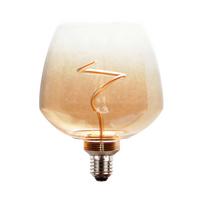 Led Fényforrás 4w E27 - borostyánszínű/átlátszó, Modern, Üveg/fém (12,3/16,3cm) - Mömax