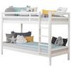 Pograd Rene, 90x200, Bor, Masivno, Bela - bela, Moderno, les (90/200cm) - MID.YOU