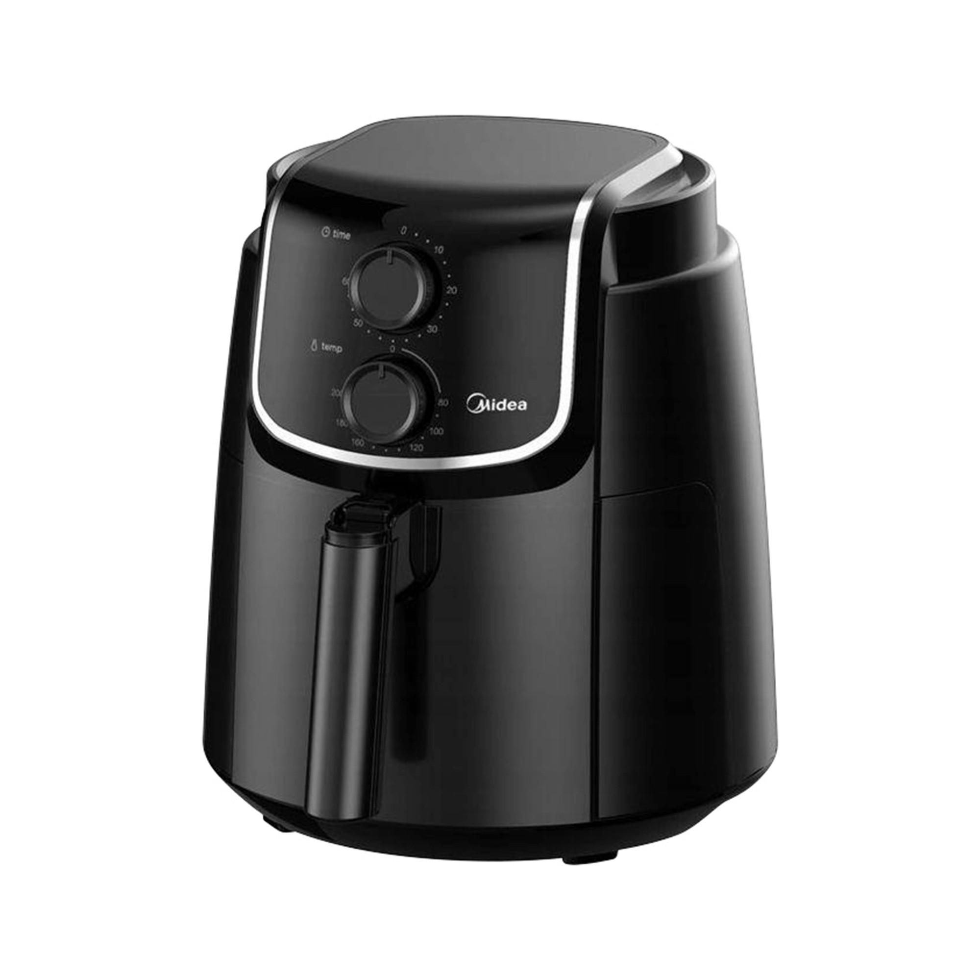 Forrólevegős Sütő Mf-Tn35d Midea Air Fryer - magasfényű fekete, Trend, műanyag/fém (32/32/31cm) - Midea