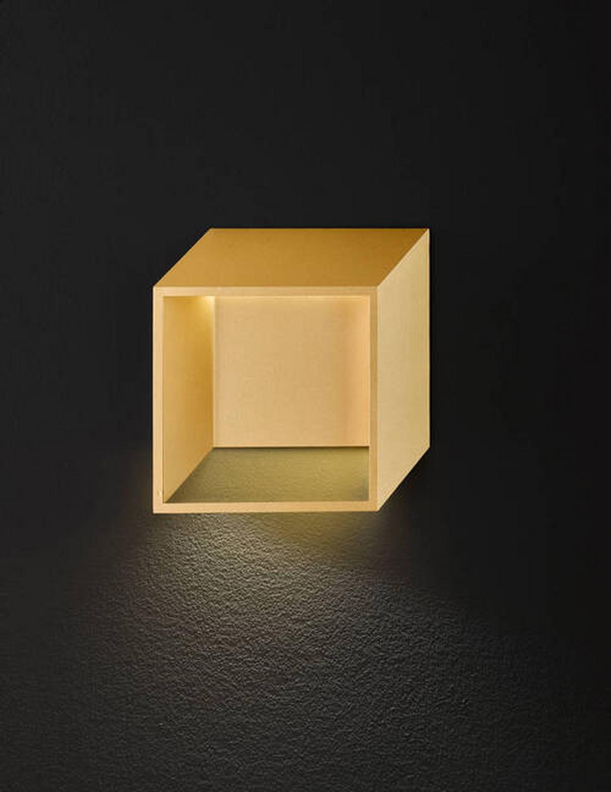 Led Svjetiljka Zidna 4416.01.15.8000 - zlatne boje, Design, metal/plastika (25/9,2/25cm) - Globo
