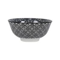 Müslischale Shiva Schwarz/Weiß - Schwarz/Weiß, LIFESTYLE, Keramik (15,5/7cm) - Mömax
