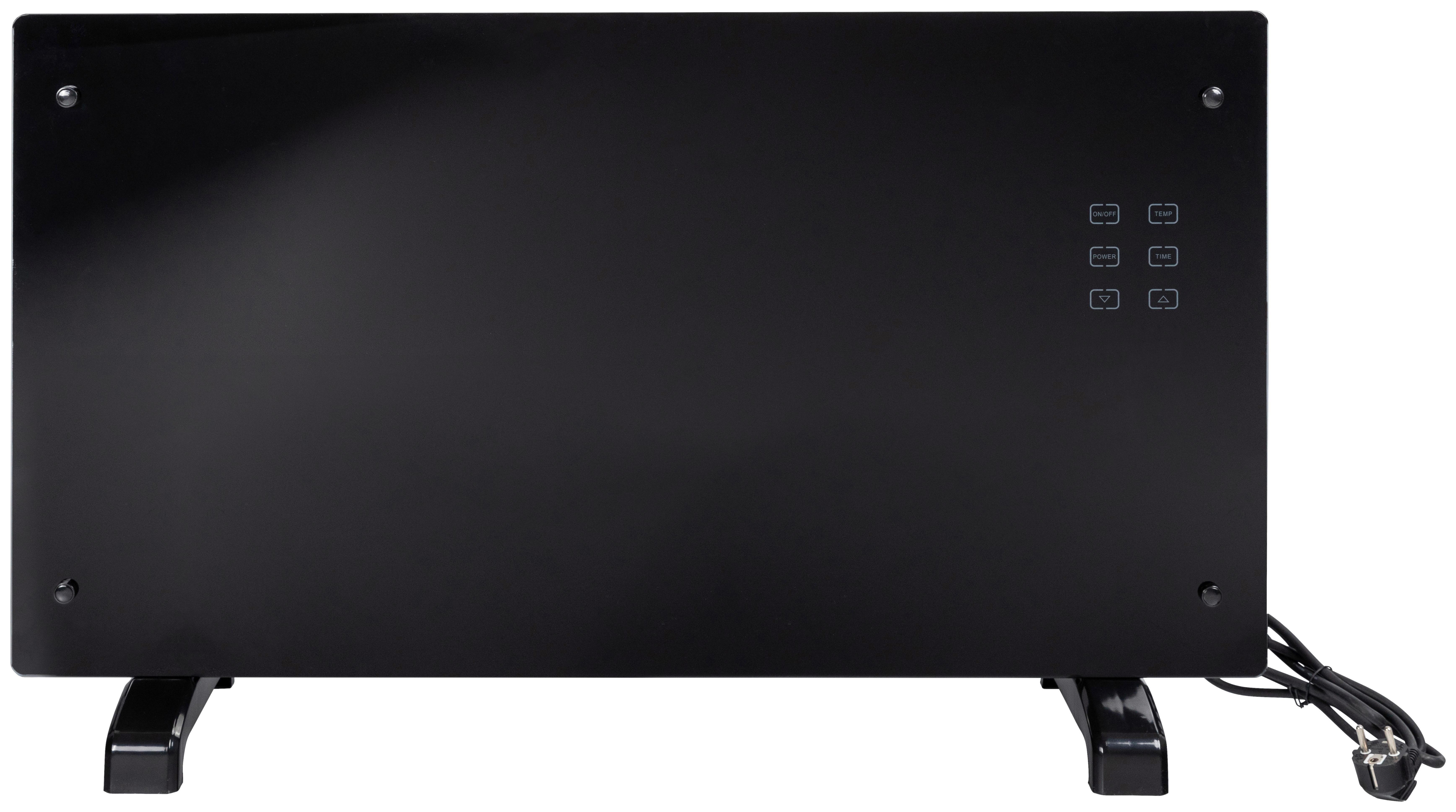 PROMIENNIK CIEPŁA GLAS-KONVEKTOR LED 2000W - Konventionell, tworzywo sztuczne/szkło (88/51/12cm) - Atrigo