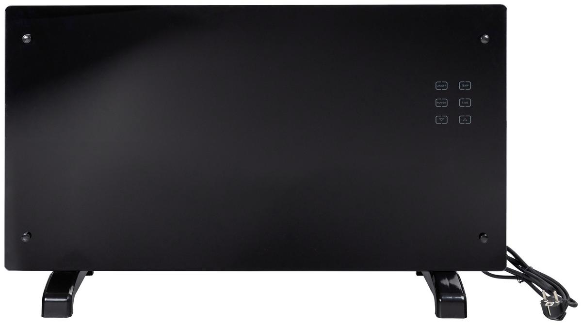 PROMIENNIK CIEPŁA GLAS-KONVEKTOR LED 2000W - Konventionell, tworzywo sztuczne/szkło (88/51/12cm) - Atrigo