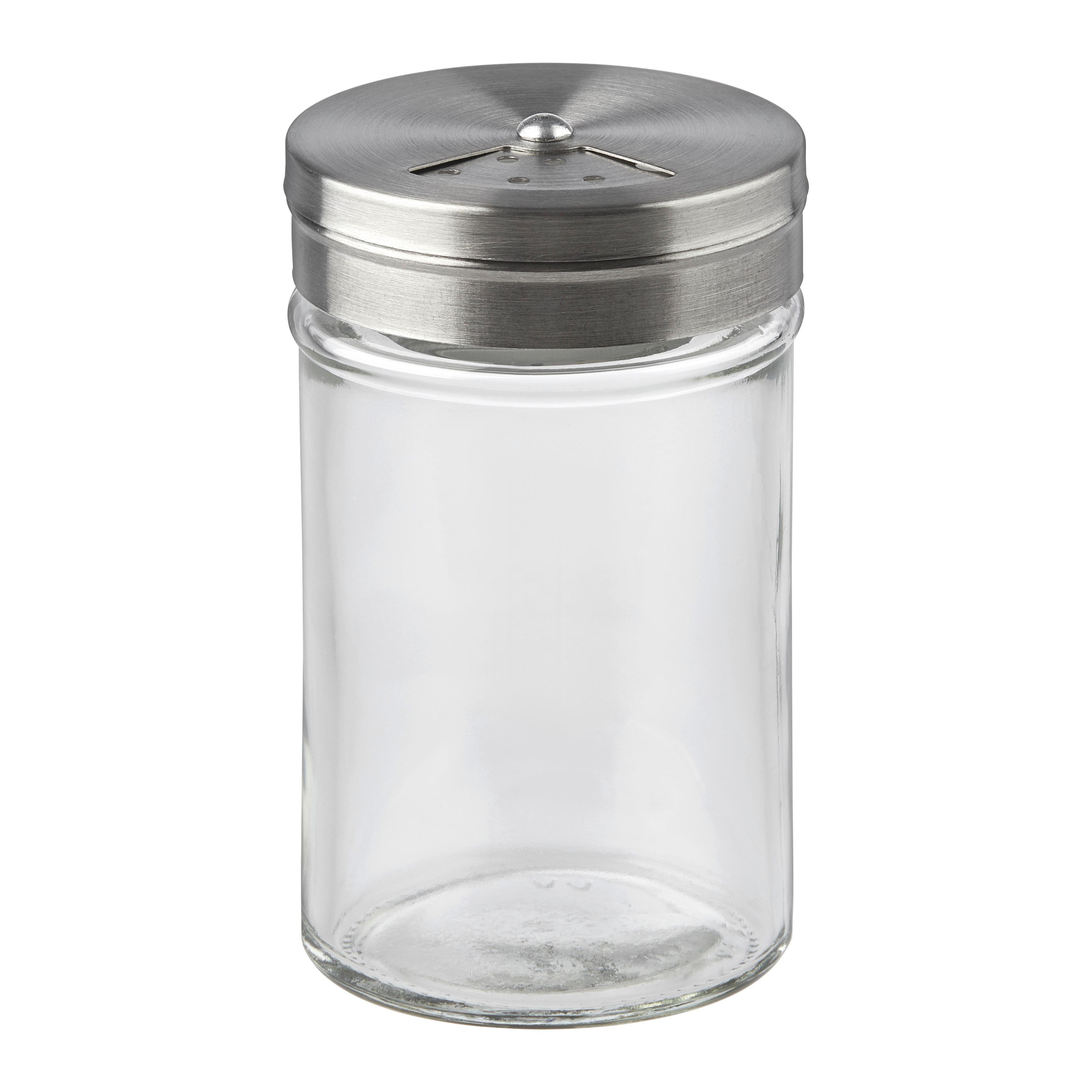 Gewürzdose Gemma Klar ca. 80ml - Klar/Silberfarben, KONVENTIONELL, Glas (4,8/8,3cm) - Mömax