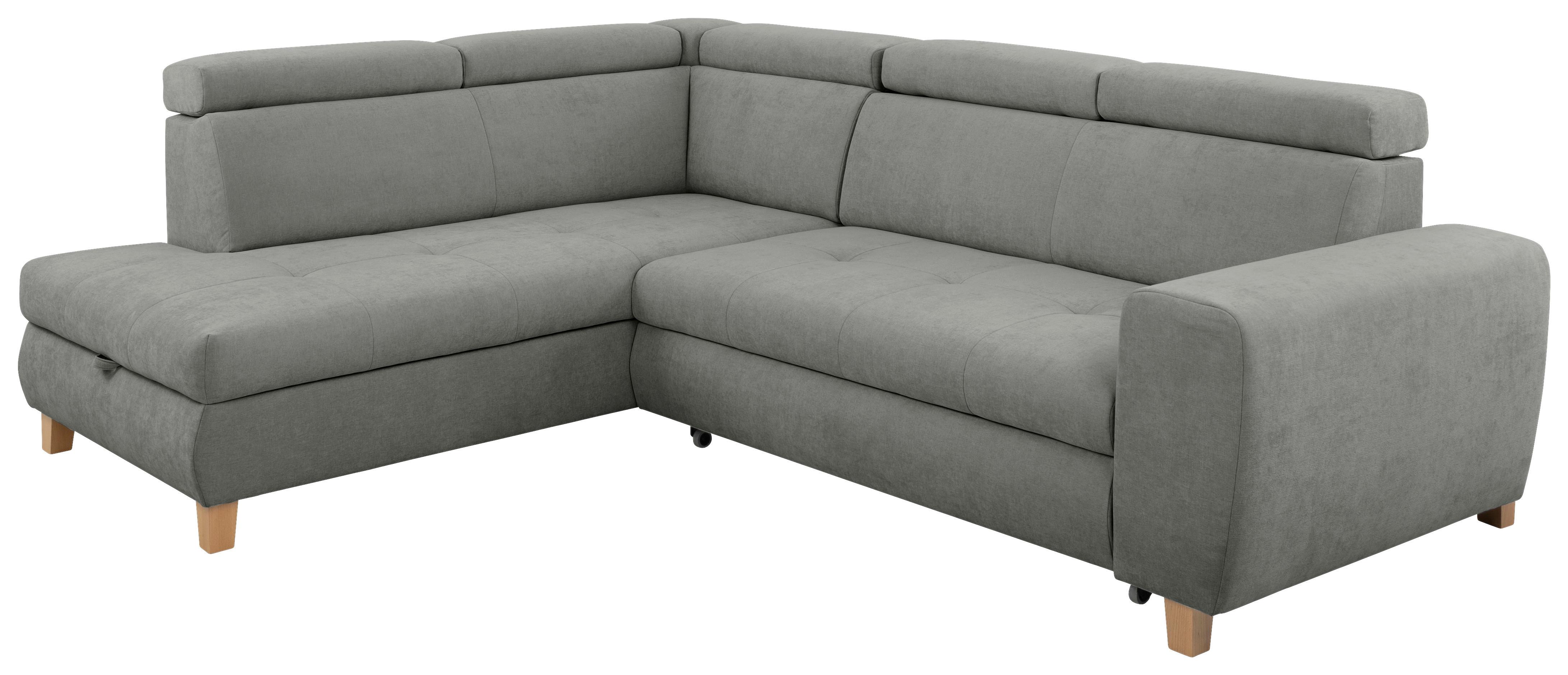 Kutna Garnitura Lugo - sivoplava, Moderno, drvo/metal (205/98/266cm) - Modern Living