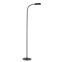 Stoječa Led-svetilka Topo - črna, Moderno, kovina/umetna masa (23/152cm) - Mömax