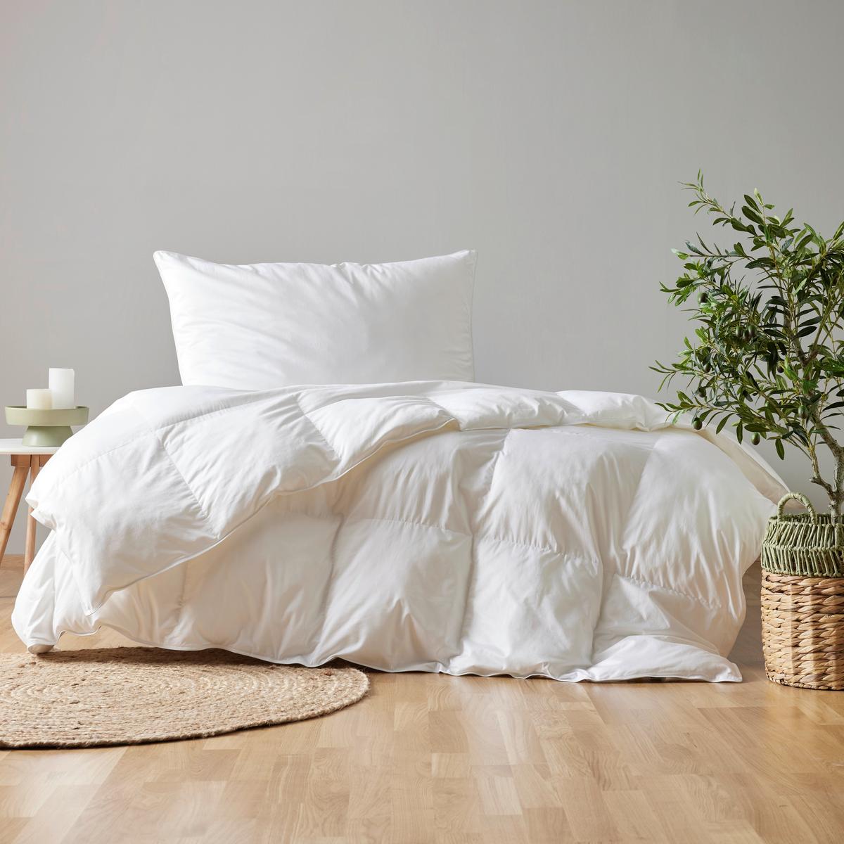 PODUSZKA POD GŁOWĘ VEGANDOWN - biały, Konventionell, tkanina (80/80cm) - Premium Living