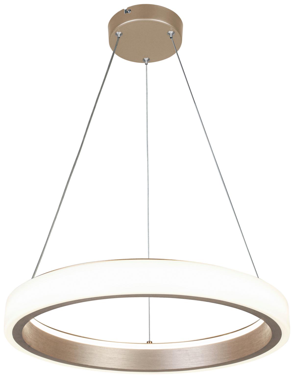 LAMPA WISZĄCA TERESA - biały/cappuccino, Trend, tworzywo sztuczne/metal (50/120cm) - Collet's Monde