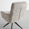 STOL MED ARMSTÖD LAURIN - svart/taupe, Modern, metall/trä (59/93/63cm) - Bessagi Home