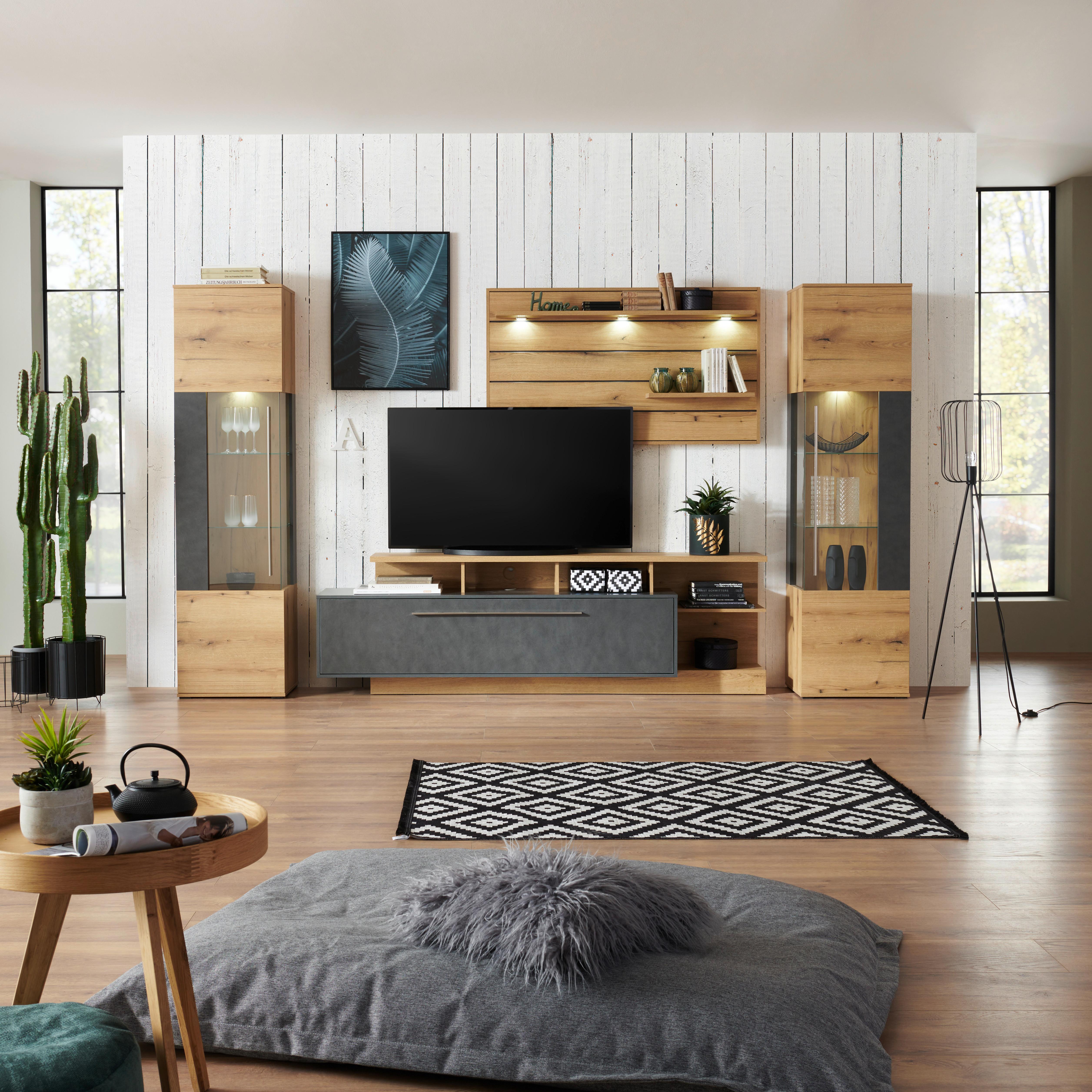 Zidni Panel Limit - Modern, drvni materijal (137,5/78,2/23,5cm) - Modern Living