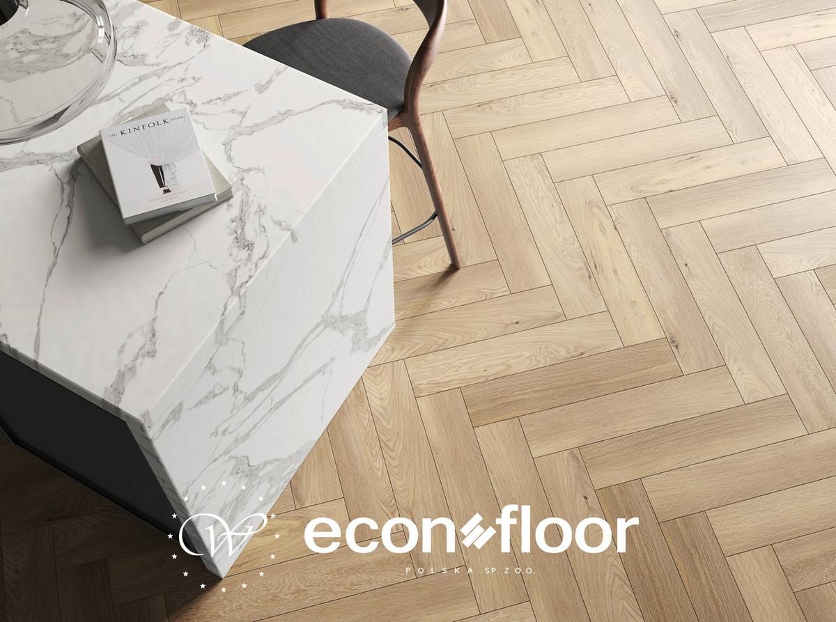 Vinilna Talna Obloga Herringebone, Svetlo Rjava - svetlo rjava, Basics, umetna masa (61/12,6/0,57cm)