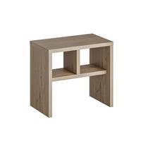 Beistelltisch Komoti ca. 50x45x30 cm Sonoma Eiche - Sonoma Eiche, Design, Holzwerkstoff (50/45/29.5cm) - Livetastic