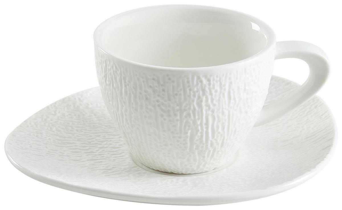 Dipschale Haruki in Weiß - Weiß, MODERN, Keramik (12,6/11,4/5cm) - Mömax