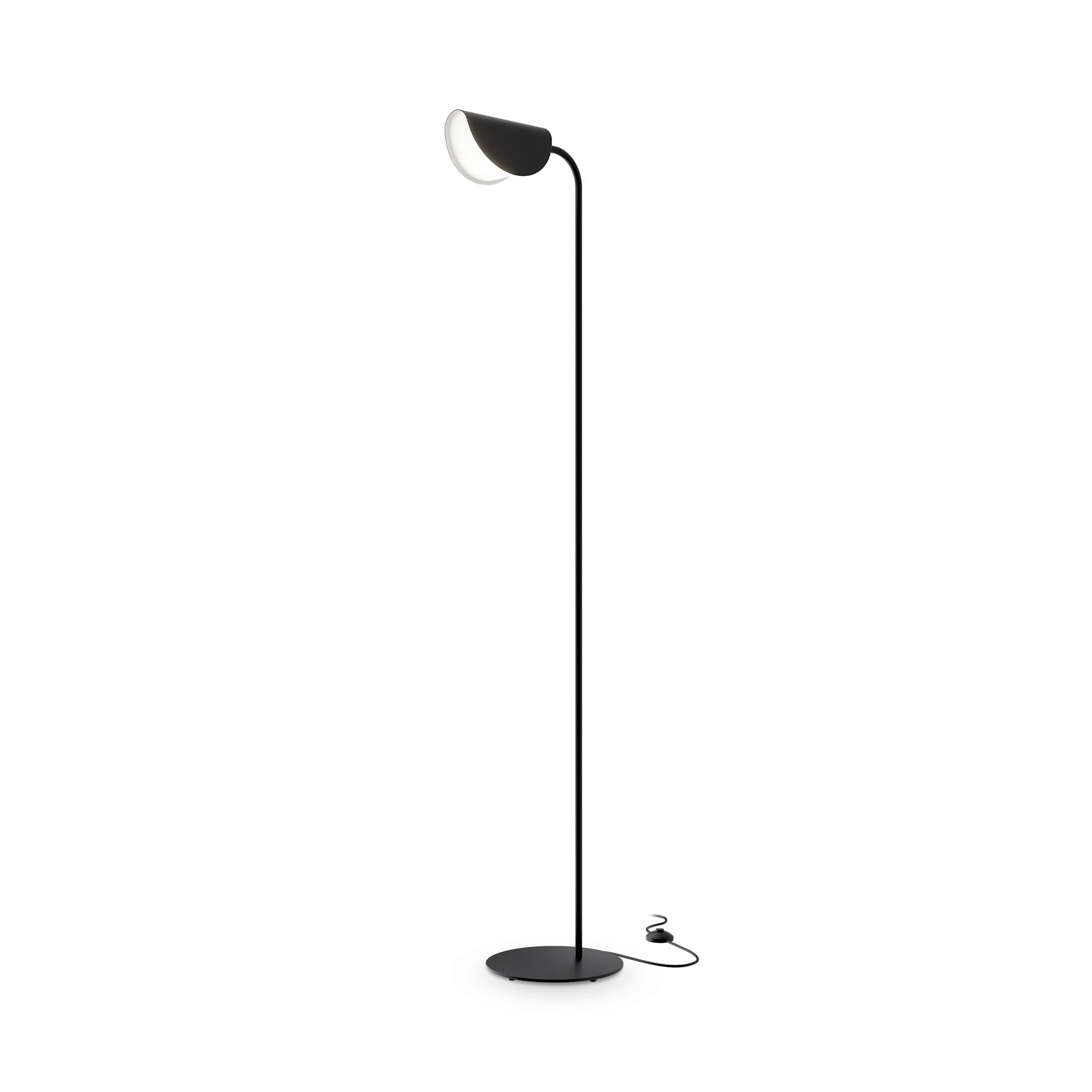 STEHLEUCHTE MOLLIS - Schwarz, Trend, Kunststoff/Metall (32.5/140/23cm) - MAYTONI