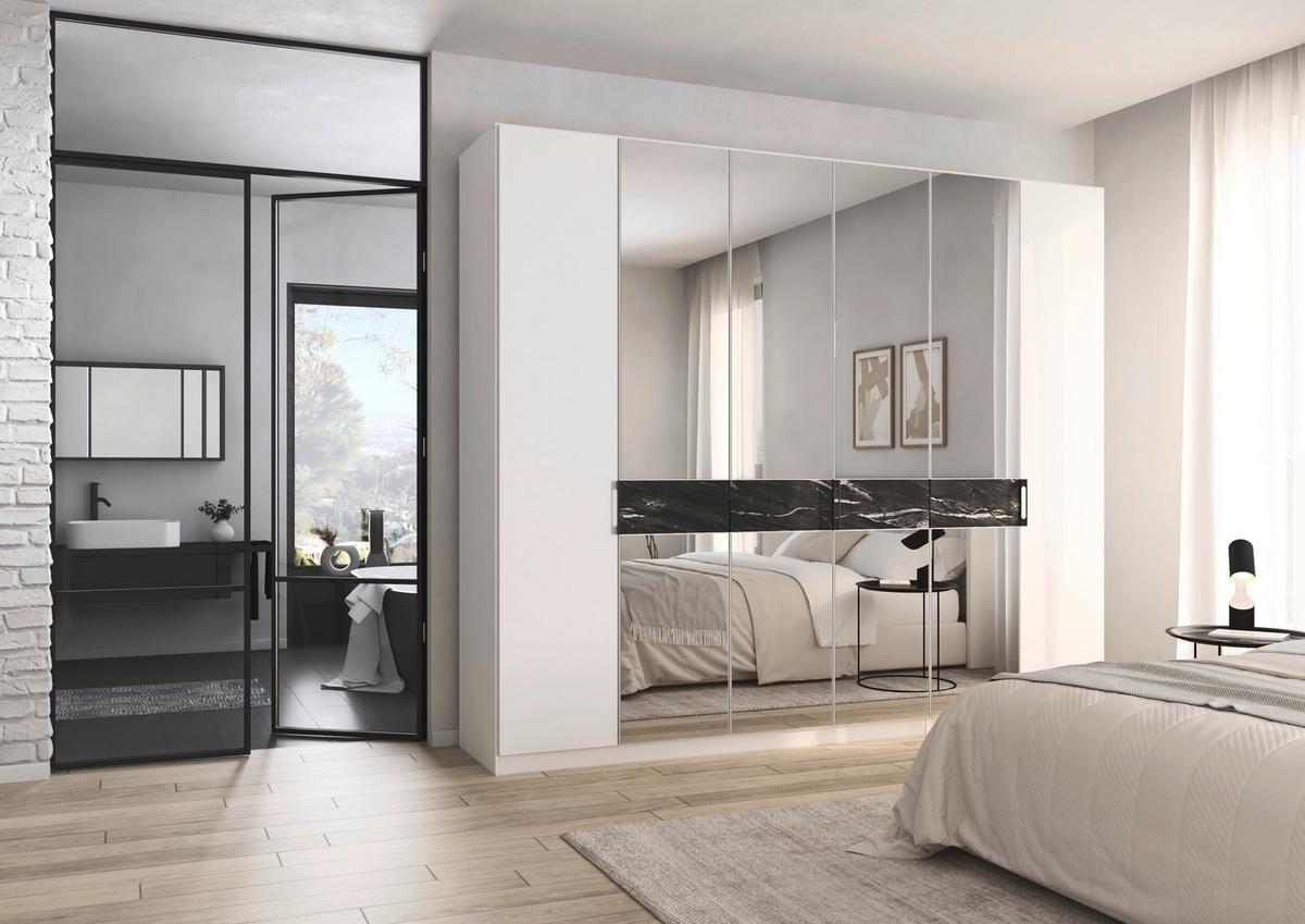 DULAP USI ROTATIVE VERSITY-D - argintiu/alb, Trend, material pe bază de lemn (271/229/54cm) - James Wood