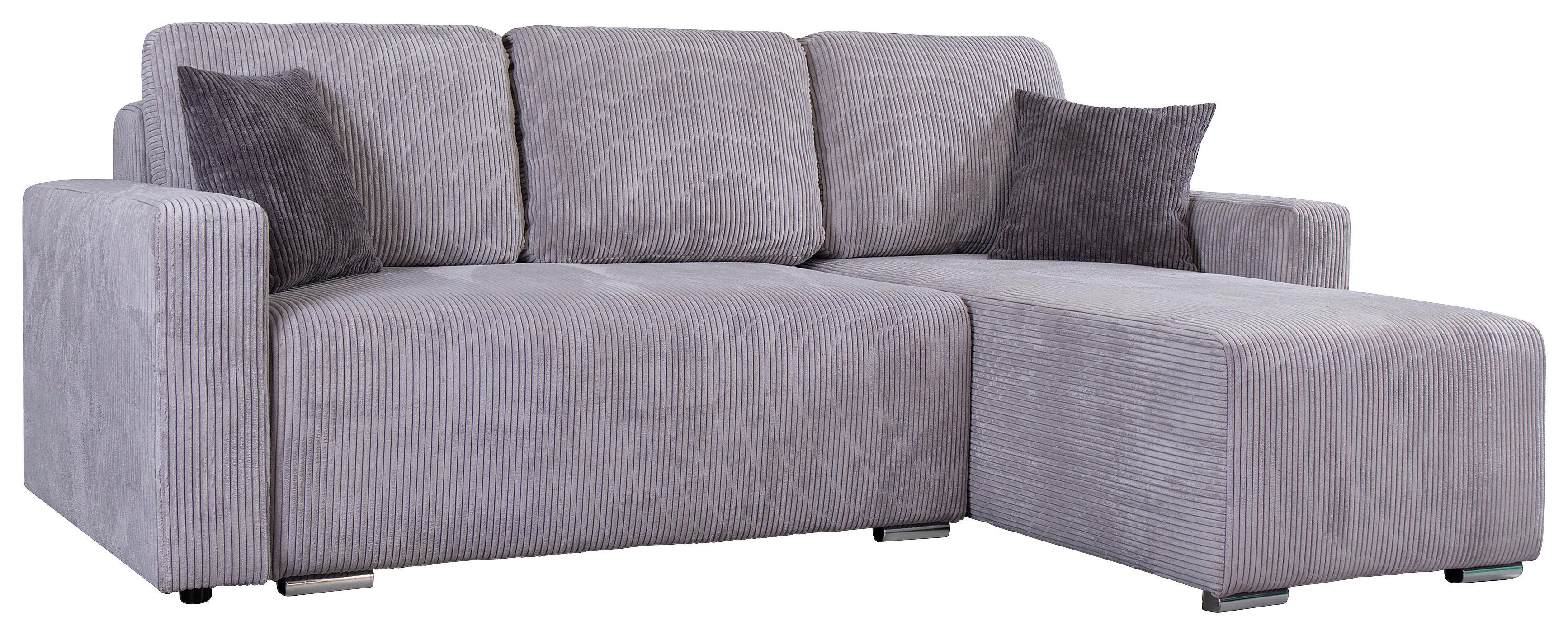 Sedežna Garnitura Paterno, Siva, Ležišče, Predal - svetlo siva, Moderno (235/146cm) - Mömax