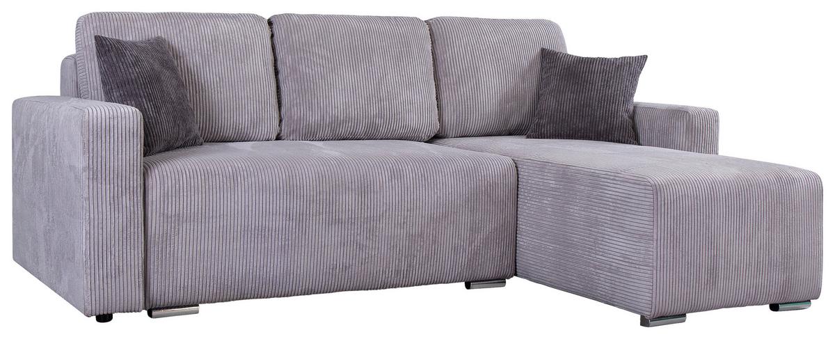 Sedežna Garnitura Paterno, Siva, Ležišče, Predal - svetlo siva, Moderno (235/146cm) - Mömax
