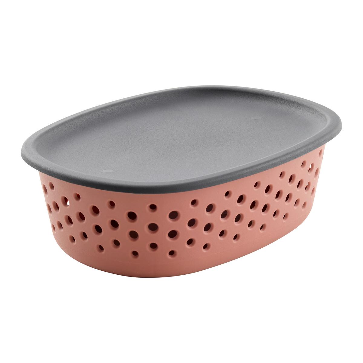 Korpica Za Odlaganje 0,8l Maja - tamnocrvena, Moderno, plastika (18,5/13,5/6cm) - Mömax