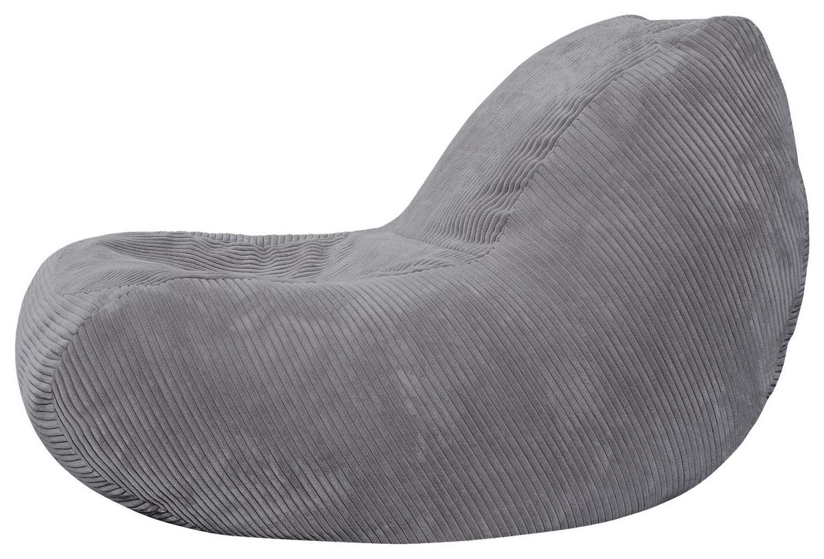 Vreča Za Sedenje Bob Lux, Siva - siva, Basics, tekstil (122/85/75cm) - Mömax