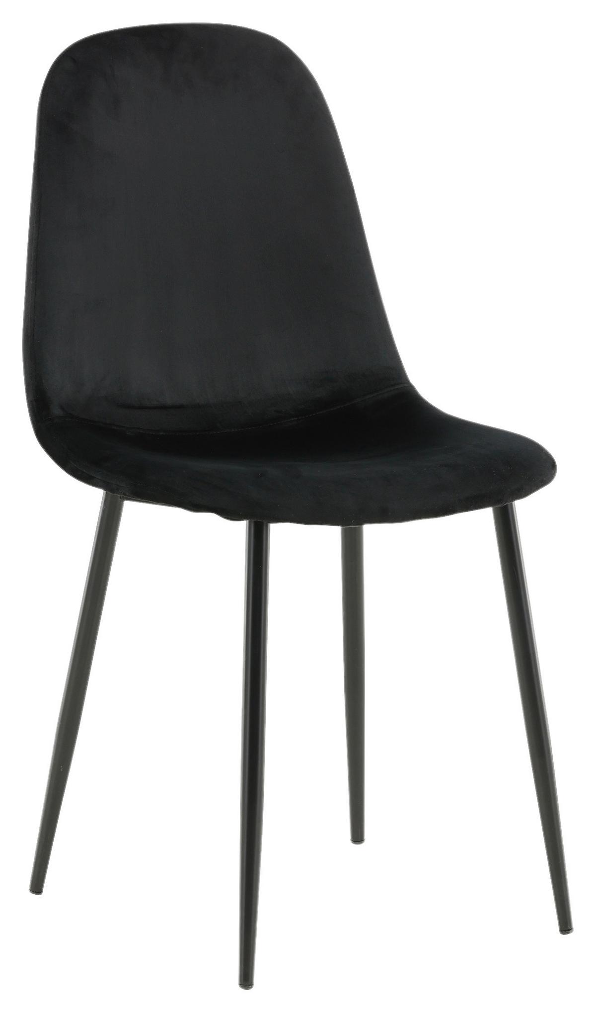 STUHL-SET POLAR - Schwarz, Design, Kunststoff/Textil (44/88/53cm) - Livetastic
