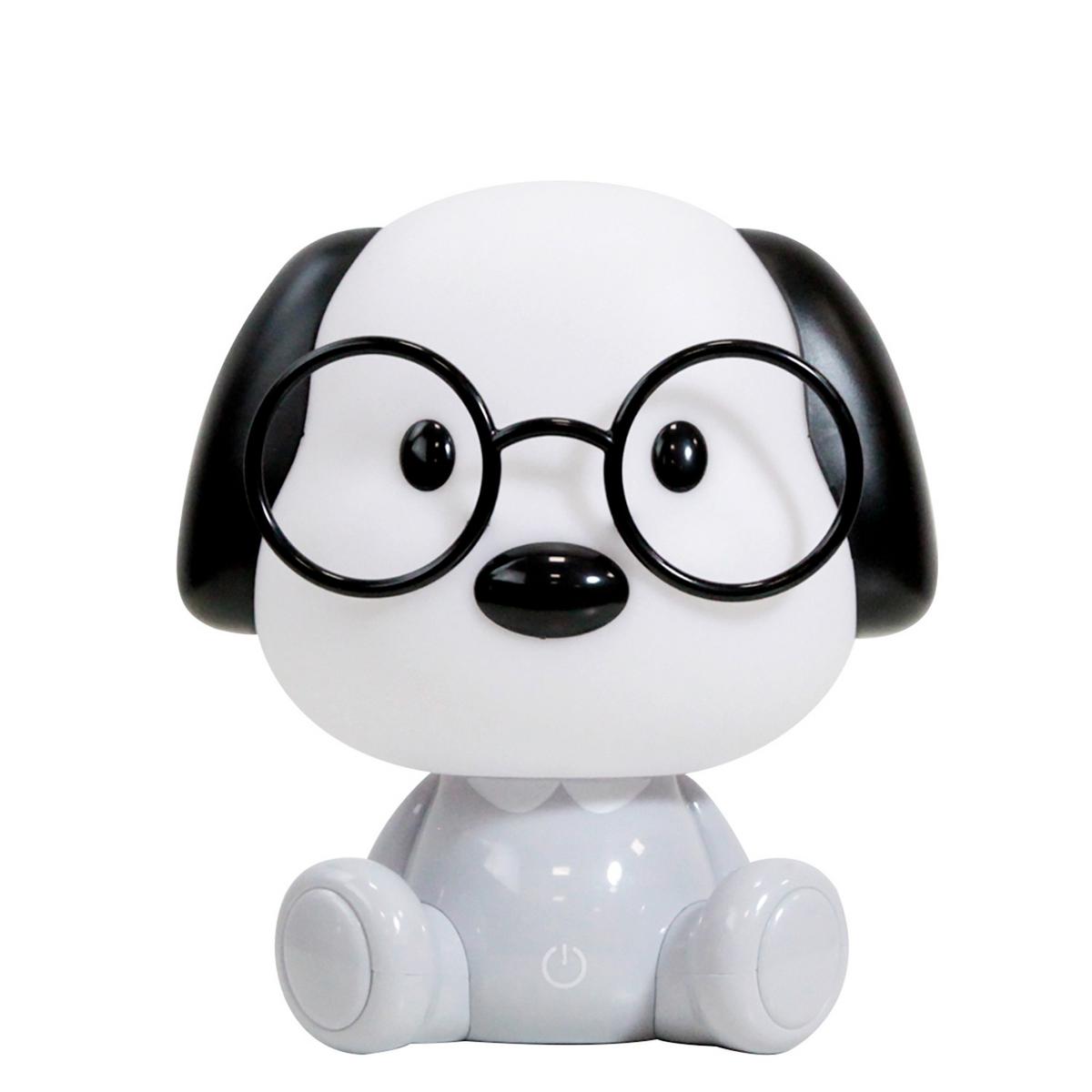 Kindertischleuchte Toby Weiß max. 3 Watt - Weiß, Basics, Kunststoff (17/17/20cm)