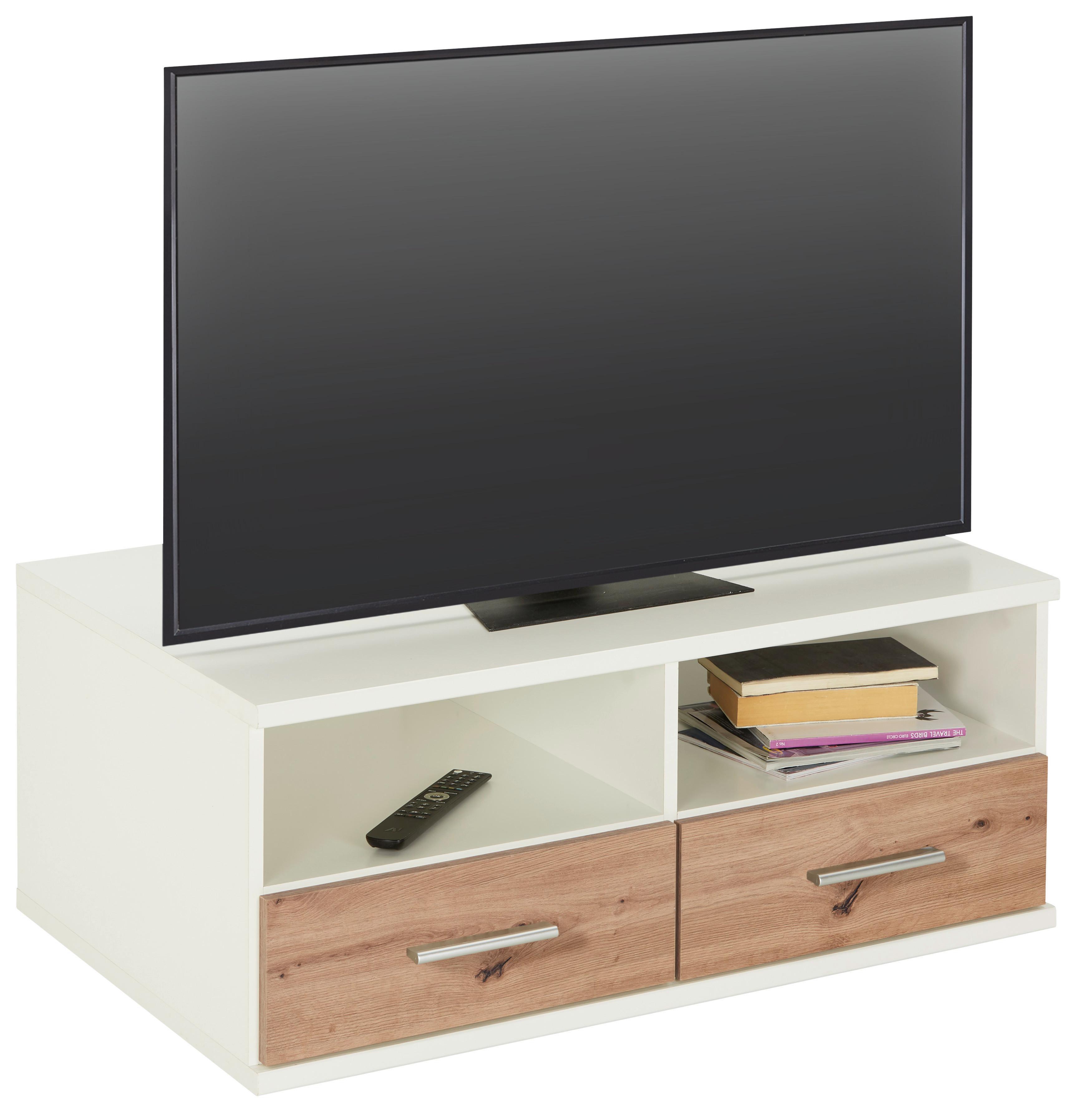 Tv Komoda Young - hrast Artisan/boje aluminija, Konvencionalno, drvni materijal/plastika (92/38/58cm) - Modern Living