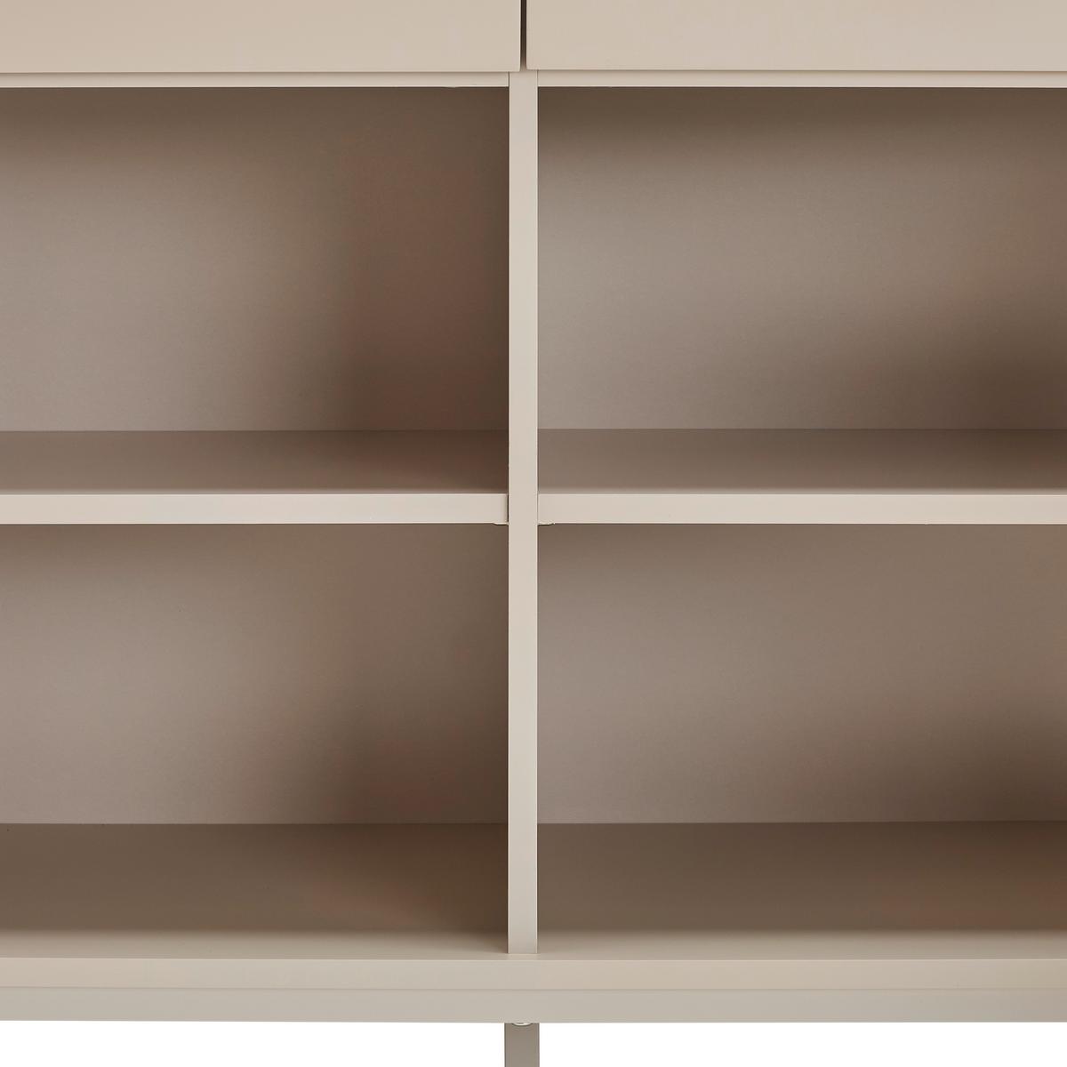 KOMODA SZEROKA HINDUKUSZ - kaszmir, Design, materiał drewnopochodny/metal (100/80/40cm) - MID.YOU