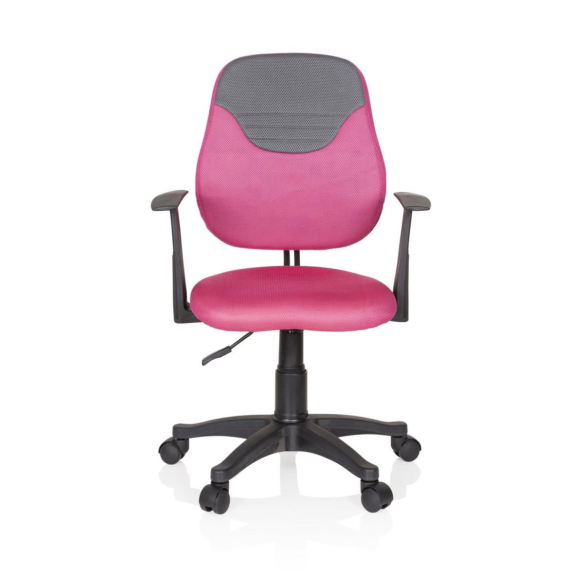 Otroški Vrtljivi Stol Kiddy Style, Roza, Siva - pink/siva, Basics, umetna masa (56/89-99/50cm) - MID.YOU