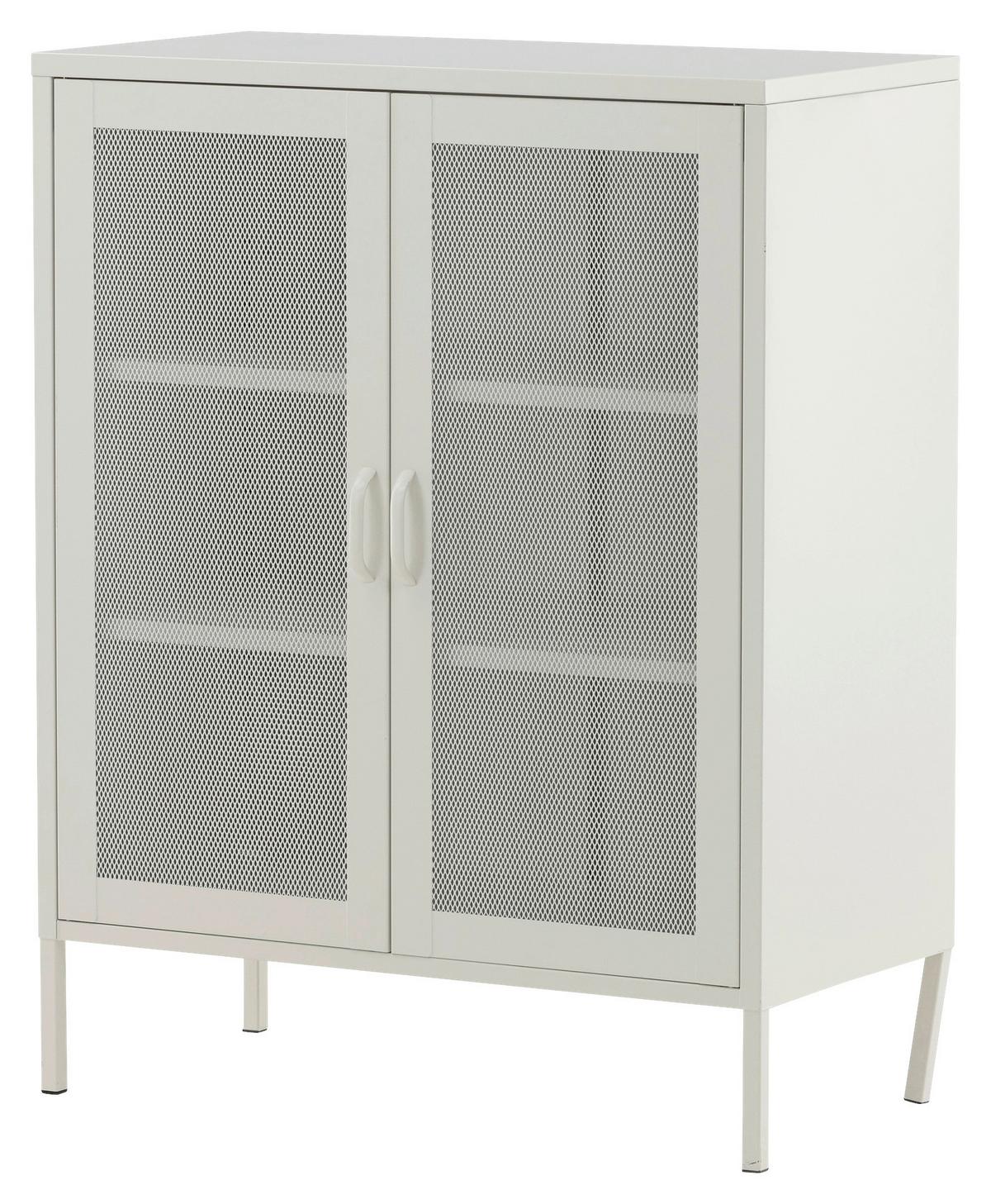 SIDEBOARD MISHA - Beige, Design, Metall (80/101,5/40cm) - Livetastic